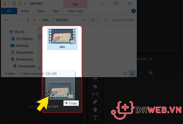 chèn logo vào ảnh hoặc video trên Adobe premiere