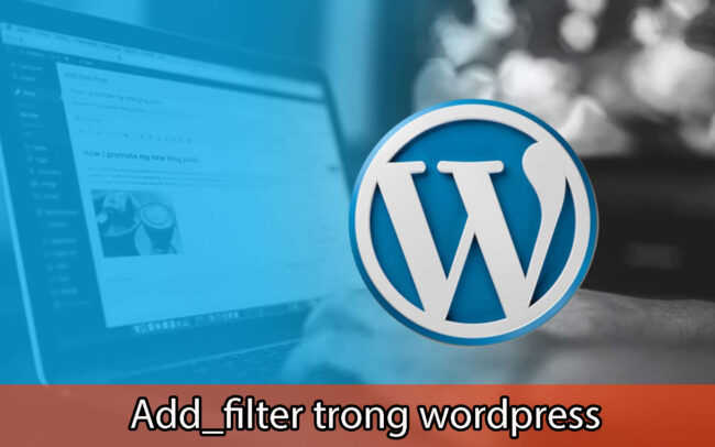 add_filter trong WordPress